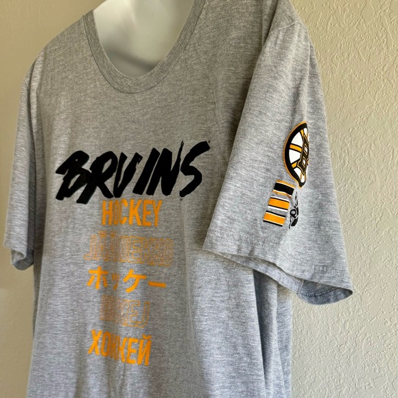 Adidas Boston Bruins Amplified T-Shirt - Picture 4 of 7
